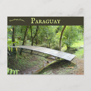 Carte Postale Un petit pont à Hohenau Paraguay