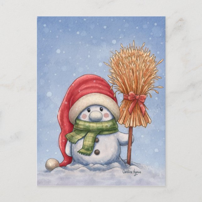 Carte Postale Un Petit Snowman (Devant)