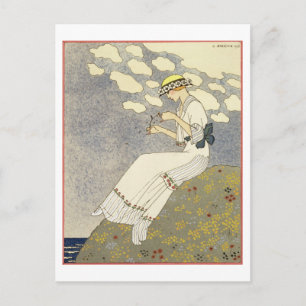 Carte Postale Un peu... design for a country dress by Paquin