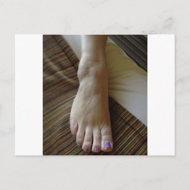 CARTE POSTALE UN PIED À LA CULTURE (Devant)