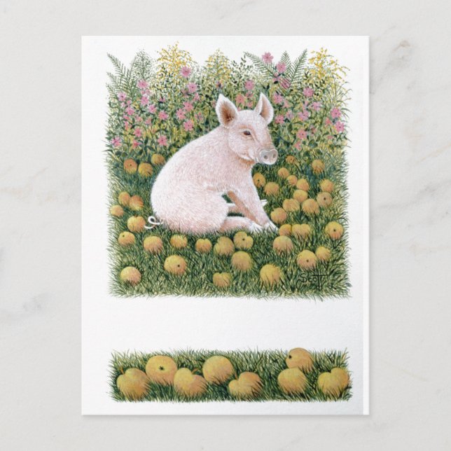 Carte Postale Un plus d'Apple (Devant)