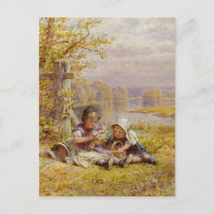 Carte Postale Un posy pour mère, 1867