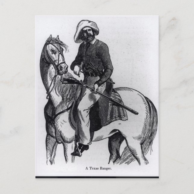 Carte Postale Un Ranger Texas (Devant)