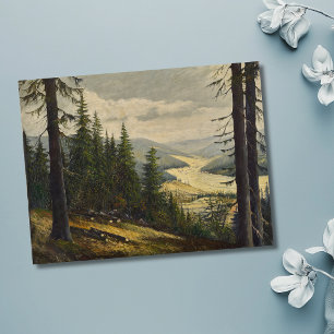 Carte Postale Un regard sur la Forêt-Noire - Karl Julius Wilhelm