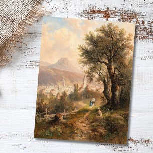 Carte Postale Un regard sur le mauvais Aussee - Emil Barbarini