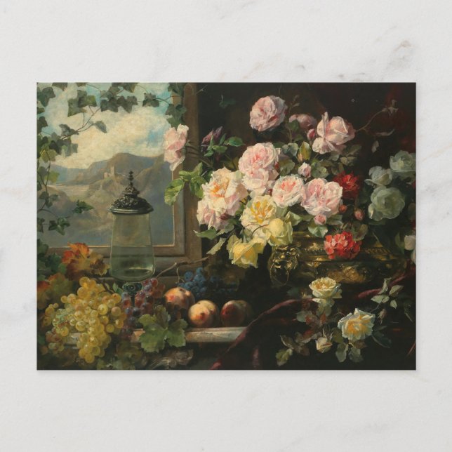 Carte Postale Un riche bouquet de fleurs | Franz Xaver Birkinger (Devant)