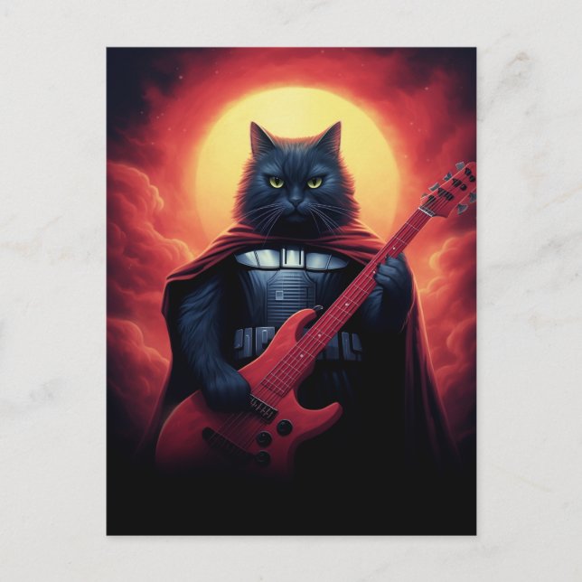 Carte Postale Un Riff qui secoue le Cosmos | Seigneur des chats  (Devant)