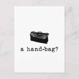 Carte Postale Un sac à main ?