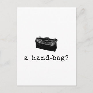 Carte Postale Un sac à main ?