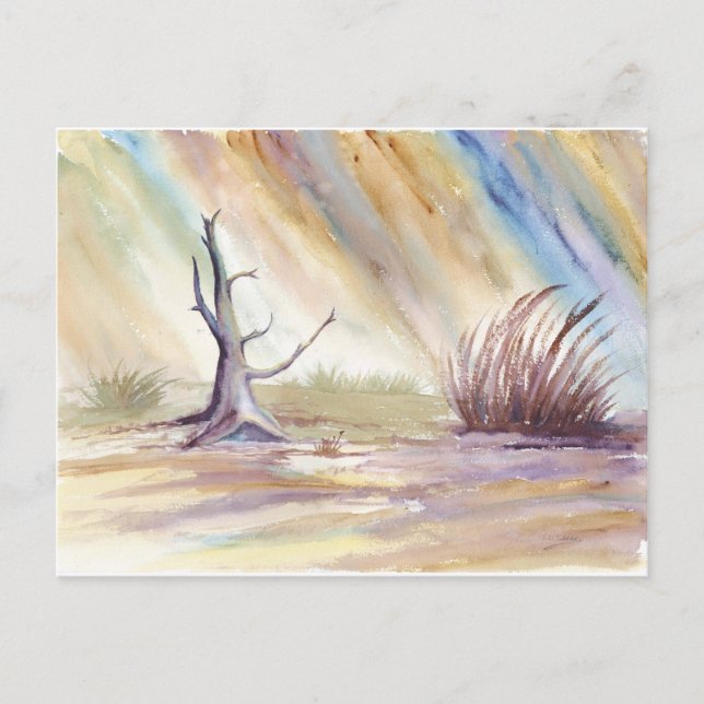 Carte Postale Un sermon dans une tempête (Devant)