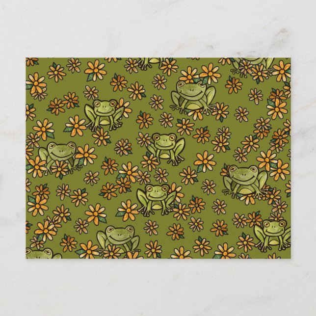 Carte Postale Un sourire Froggy (Devant)