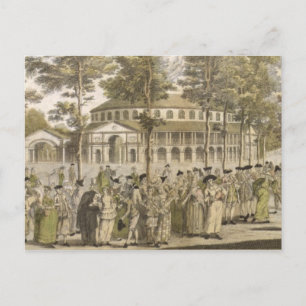 Carte Postale Un spectacle dans les jardins de Ranelagh, avec la