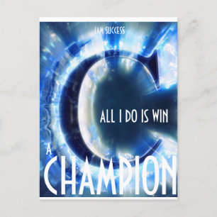 Carte Postale Un T-shirt TOUT-imprimé CHAMPION