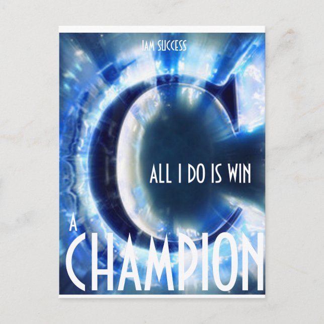 Carte Postale Un T-shirt TOUT-imprimé CHAMPION (Devant)