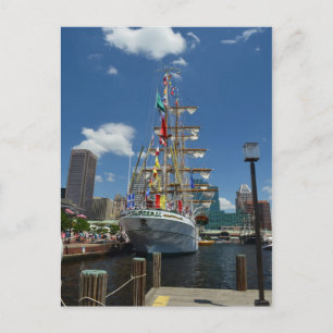 Carte Postale Un Tallship à Baltimore