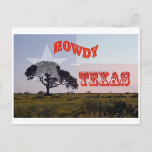 Carte Postale Un Texas Howdy !