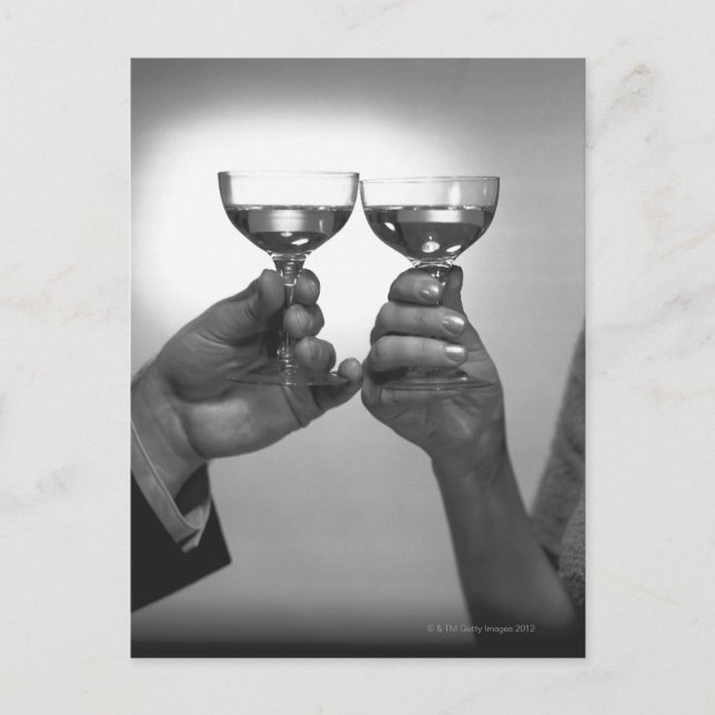 Carte Postale Un toast (Devant)