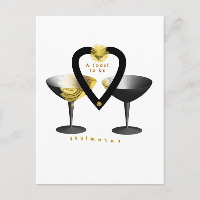 Carte Postale "Un toast pour les épaules"* (Devant)