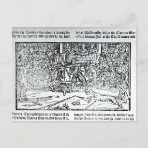 Carte Postale Un tournoi de jousting