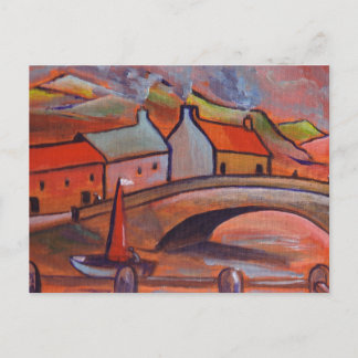 CARTE POSTALE UN VILLAGE DE CORNWALL