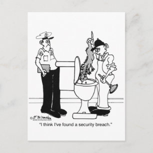 Carte Postale Une atteinte à la sécurité