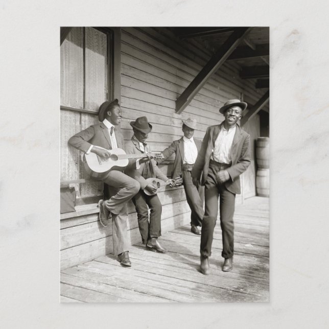 Carte Postale Une chanson et une danse, 1908 (Devant)