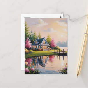Carte Postale Une charmante vue sur le lac