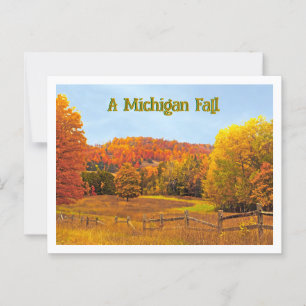 Carte Postale Une chute du Michigan