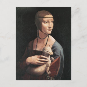 Carte Postale Une dame avec une mine