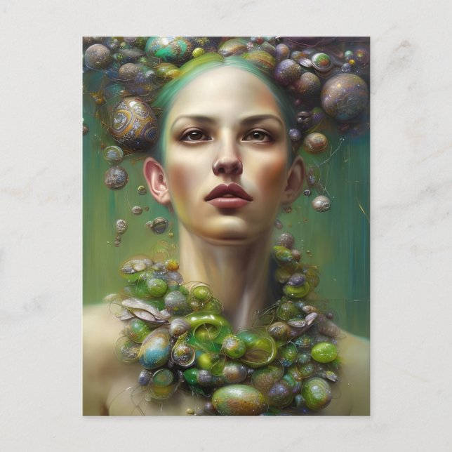 Carte Postale Une déesse de Pâques (Devant)