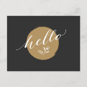 Carte Postale Une façon charmant et intemporelle de dire "Bonjou