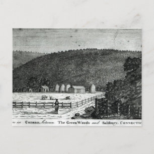 Carte Postale Une ferme à Canaan, Connecticut