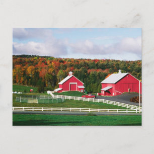 Carte Postale Une ferme dans le Vermont près de Peacham. DISPONI