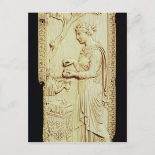 Carte Postale Une feuille de Symmachi Diptych