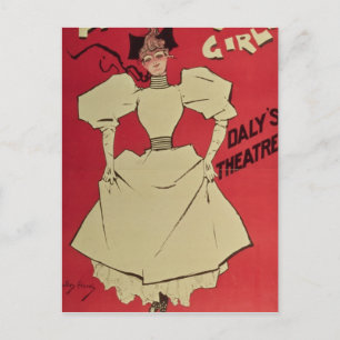 Carte Postale Une fille de la Gaiety au Théâtre Daly