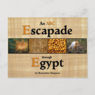 Carte Postale Une fuite d'ABC à travers l'Egypte