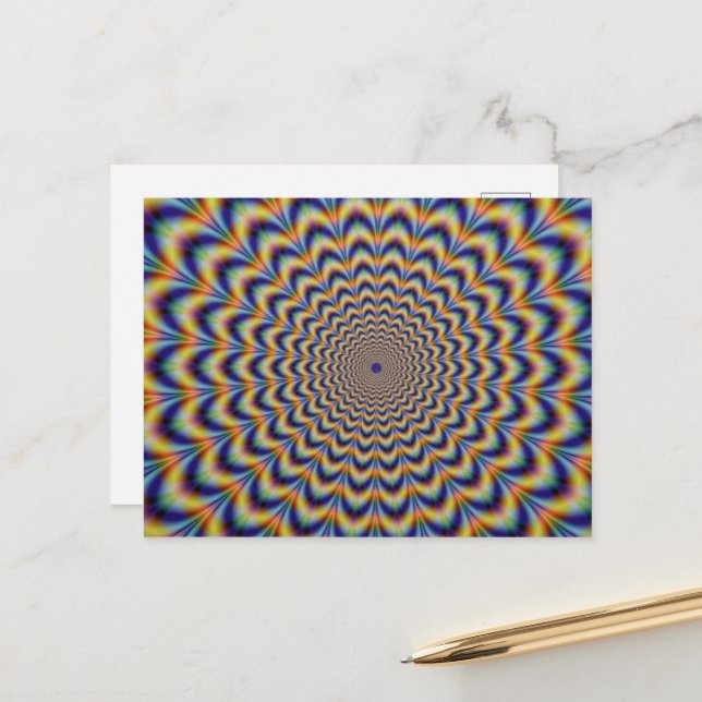 Carte Postale Une illusion puissante (Devant/Arrière en situation)