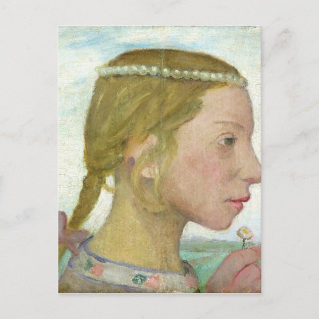 Carte Postale Une jeune fille (Devant)