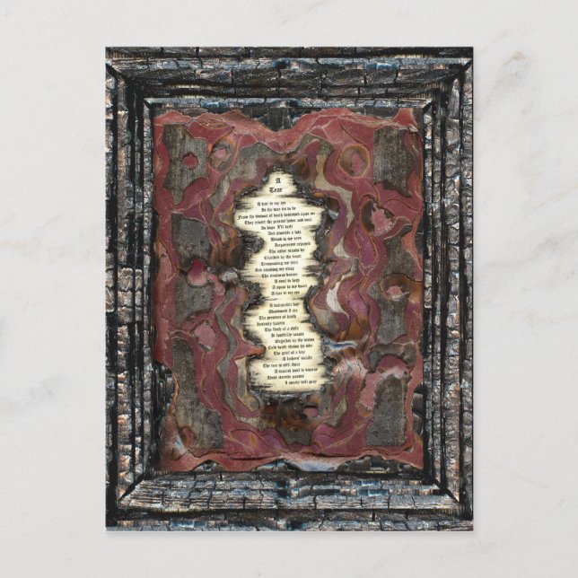 Carte Postale Une larme (Devant)