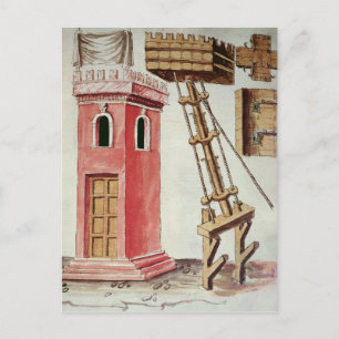 Carte Postale Une machine pour lever des poids
