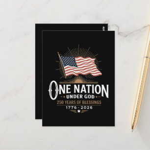 Carte Postale Une nation sous Dieu 250 ans de bénédictions