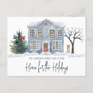 Carte Postale Une nouvelle maison pour les vacances Déménager