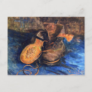 Carte Postale Une paire de chaussures de Vincent van Gogh 1887