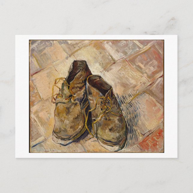 Carte Postale Une paire de chaussures, Vincent van Gogh (Devant)