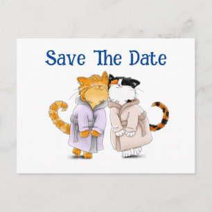 Carte Postale Une Personnalisation Enregistrer La Date Cool Cats