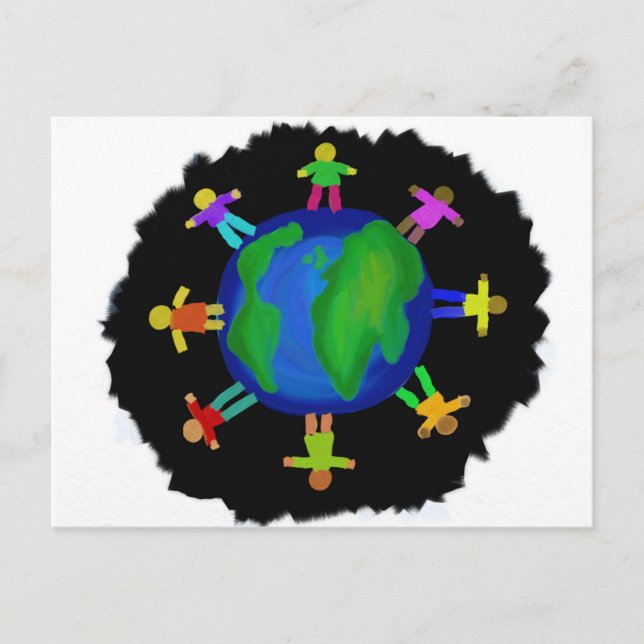 Carte Postale Une race - Lutte contre le racisme (Devant)