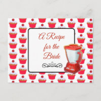Une recette pour la Mariage mariée Recette Card