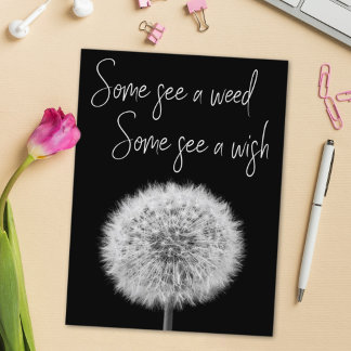 Carte Postale Une réflexion positive citation motivationnelle pi