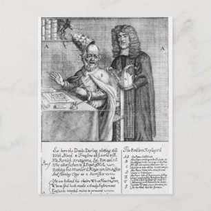 Carte Postale Une représentation de Titus Oates