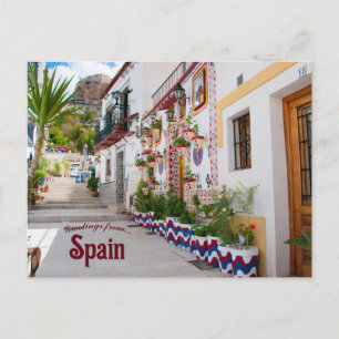 Carte Postale Une rue à Alicante Espagne